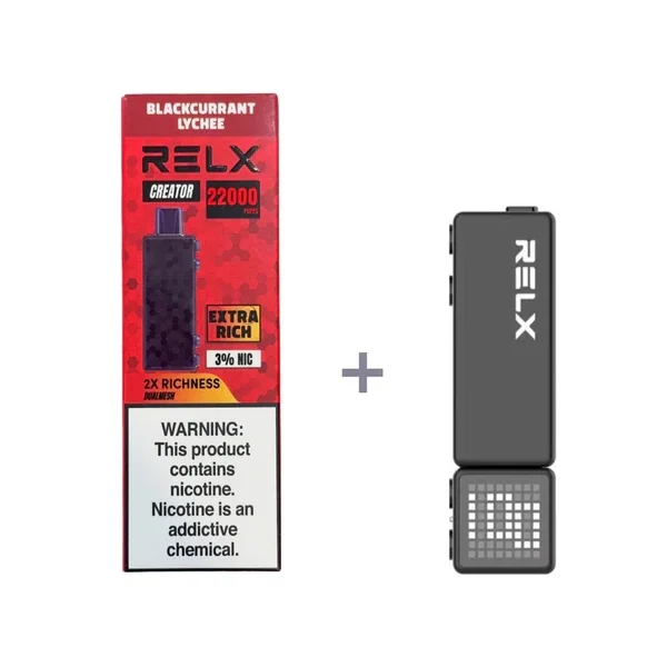 RELX積木Creator 22000口電子煙悅刻一次性拋棄式電子菸